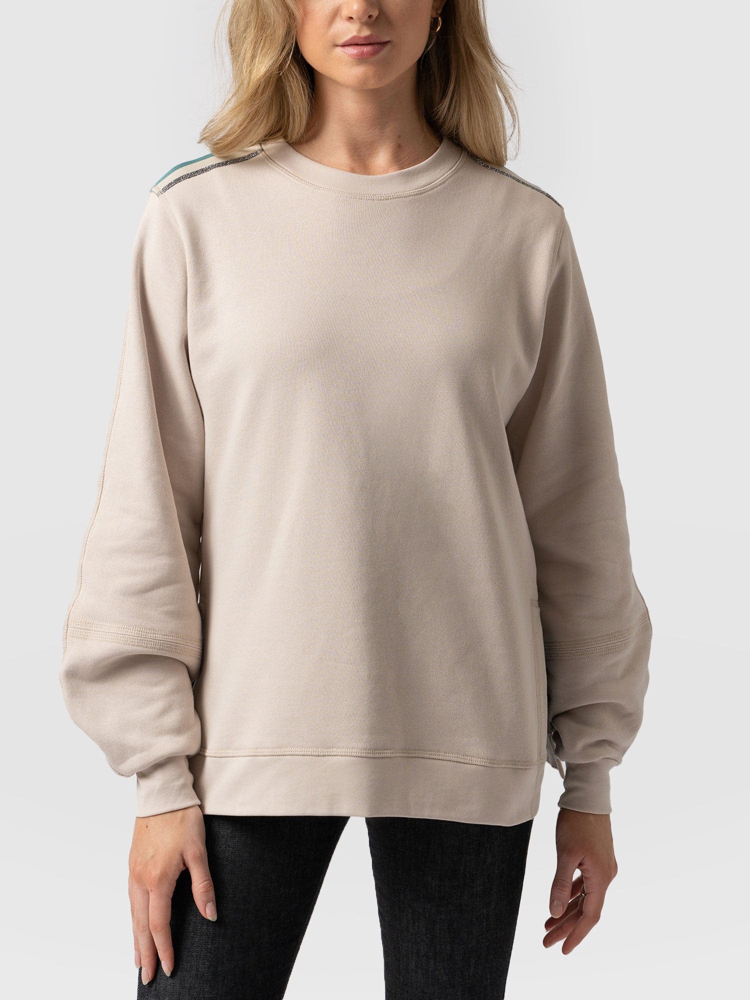 Runway Sweater Light Beige - Women's Sweaters | Saint + Sofia® UK